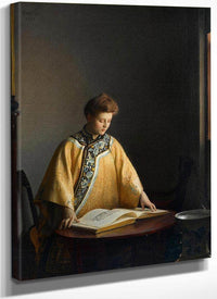 The Yellow Jacket By William Mcgregor Paxton Fine Art Print