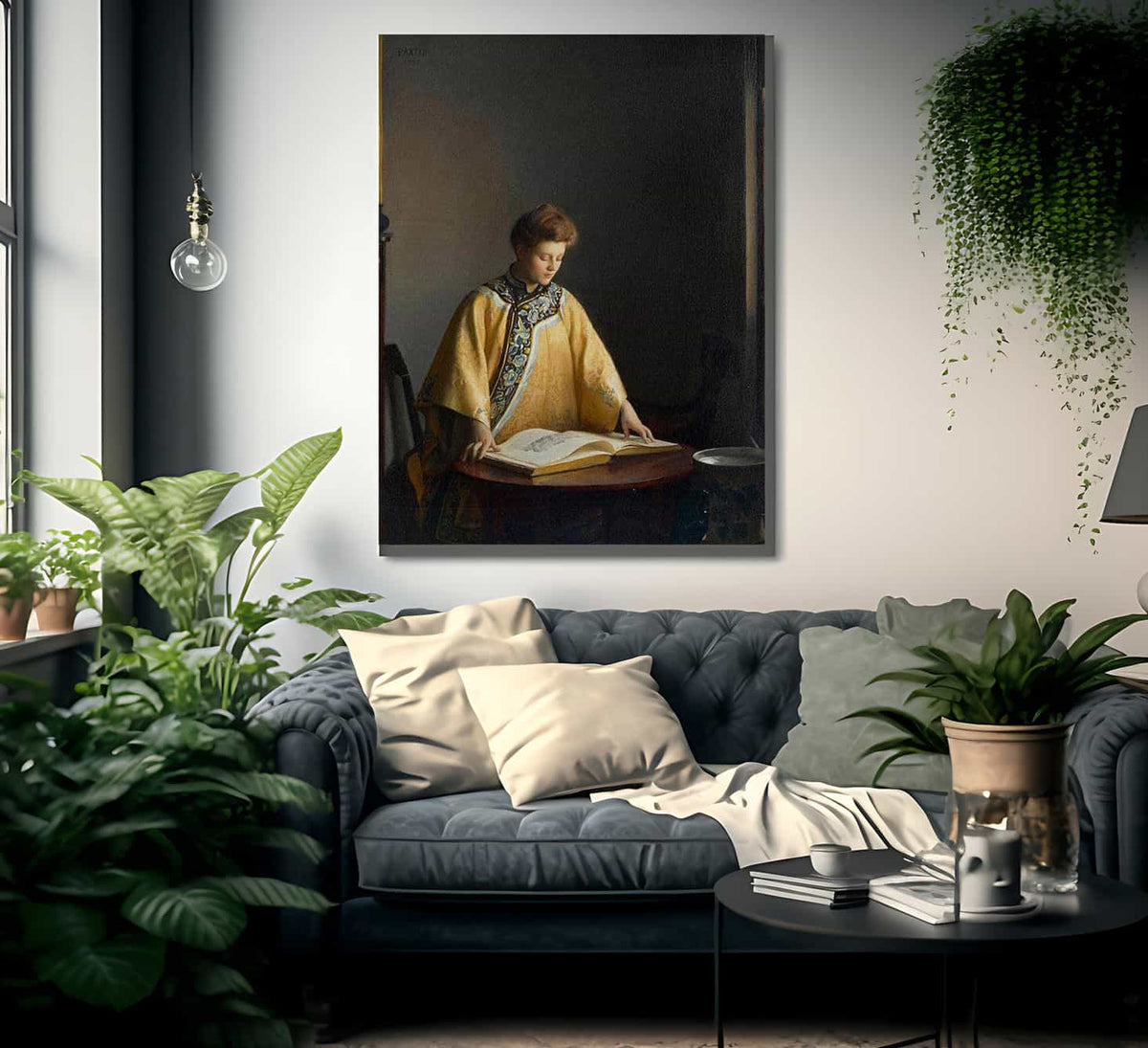 The Yellow Jacket By William Mcgregor Paxton Fine Art Print