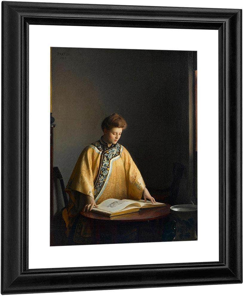 The Yellow Jacket By William Mcgregor Paxton Fine Art Print