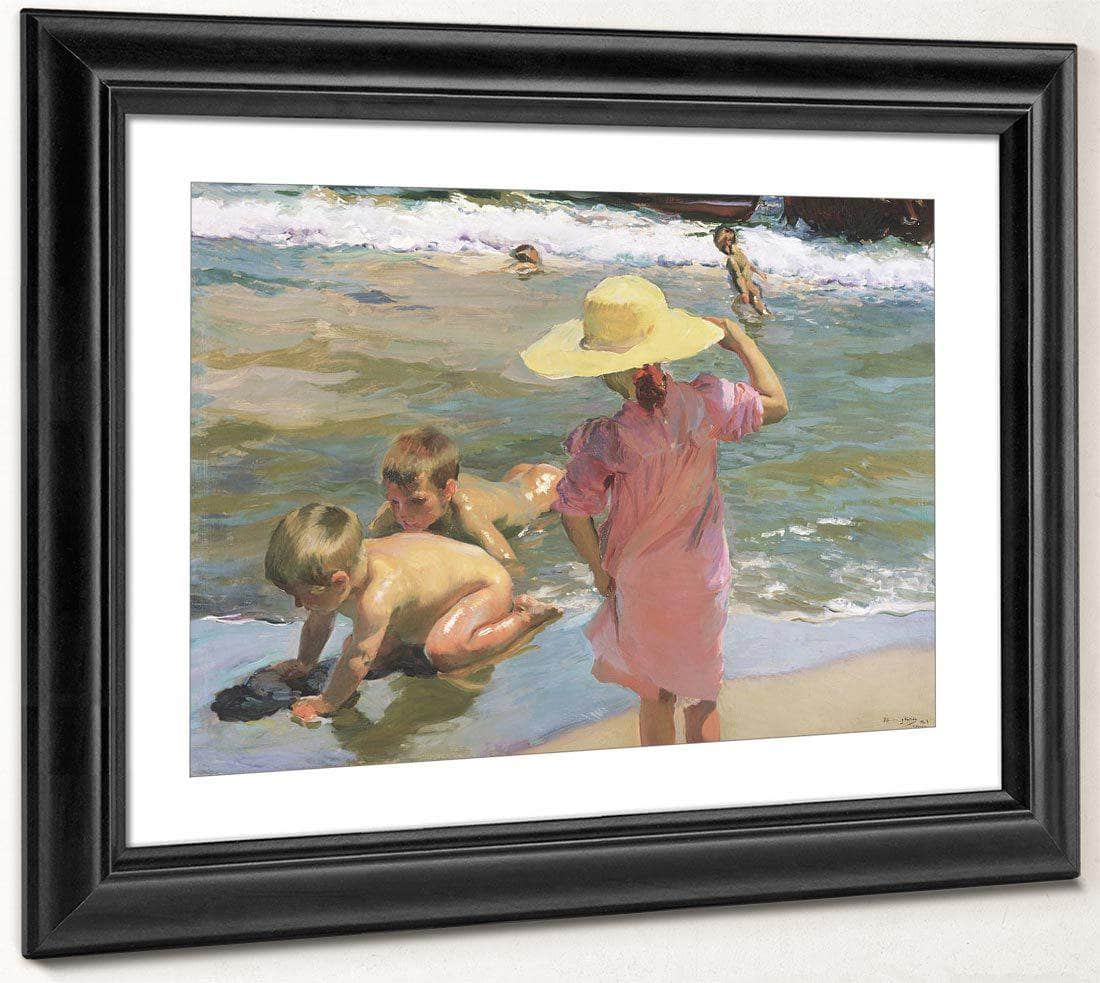The Young Amphibians By Joaquin Sorolla Y Bastida Fine Art Print