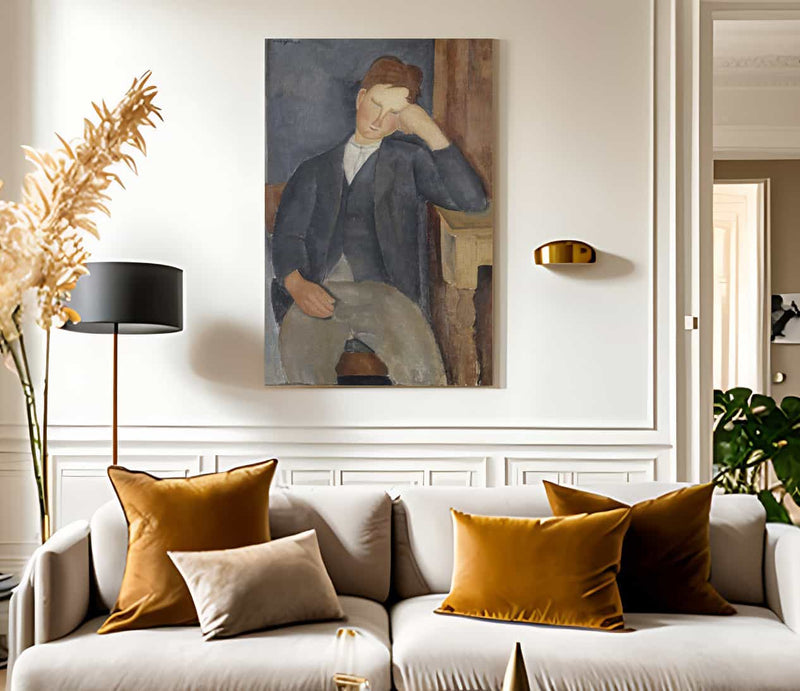 The Young Apprentice By Amedeo Modigliani Fine Art Print
