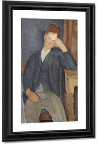 The Young Apprentice By Amedeo Modigliani Fine Art Print