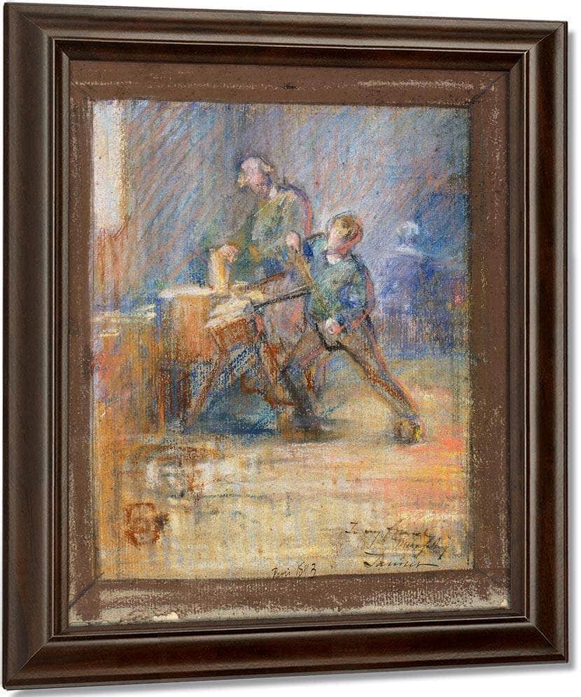 The Young Sabot Maker By Henry Ossawa Tanner Fine Art Print