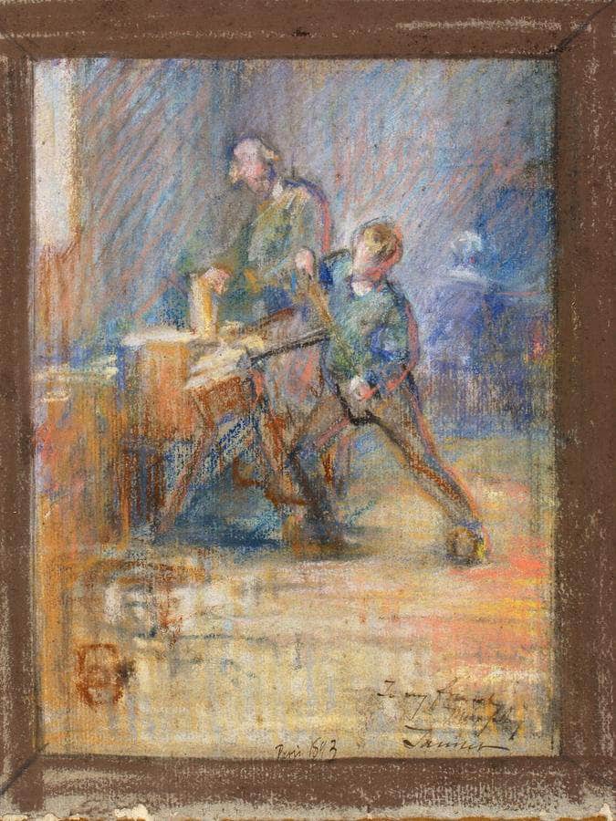 The Young Sabot Maker By Henry Ossawa Tanner Fine Art Print