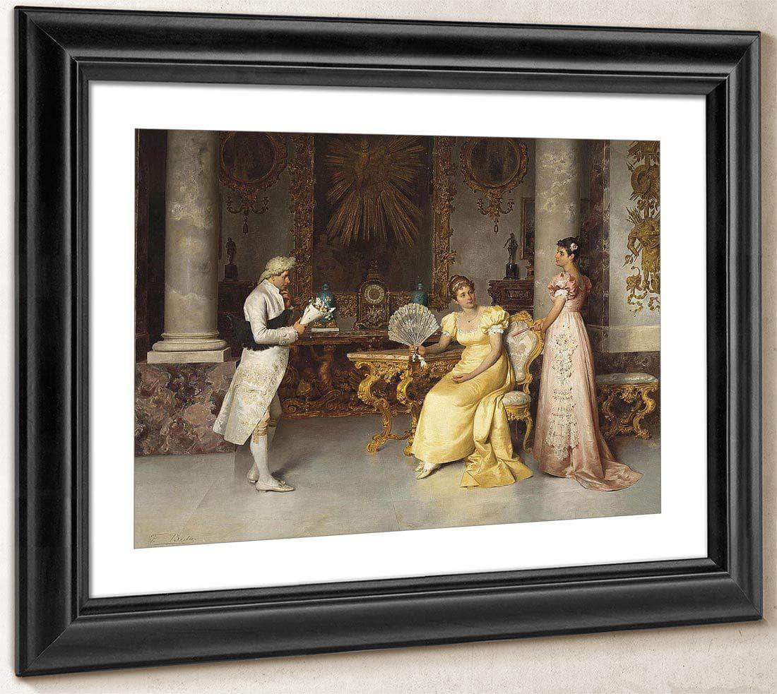 The Young Suitor By Francesco Beda Fine Art Print