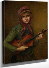 The Young Violinist By Francis Martin Kavel Fine Art Print