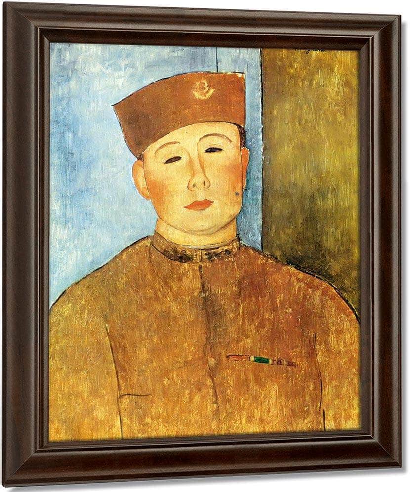 The Zouave 1918 By Amedeo Modigliani Fine Art Print