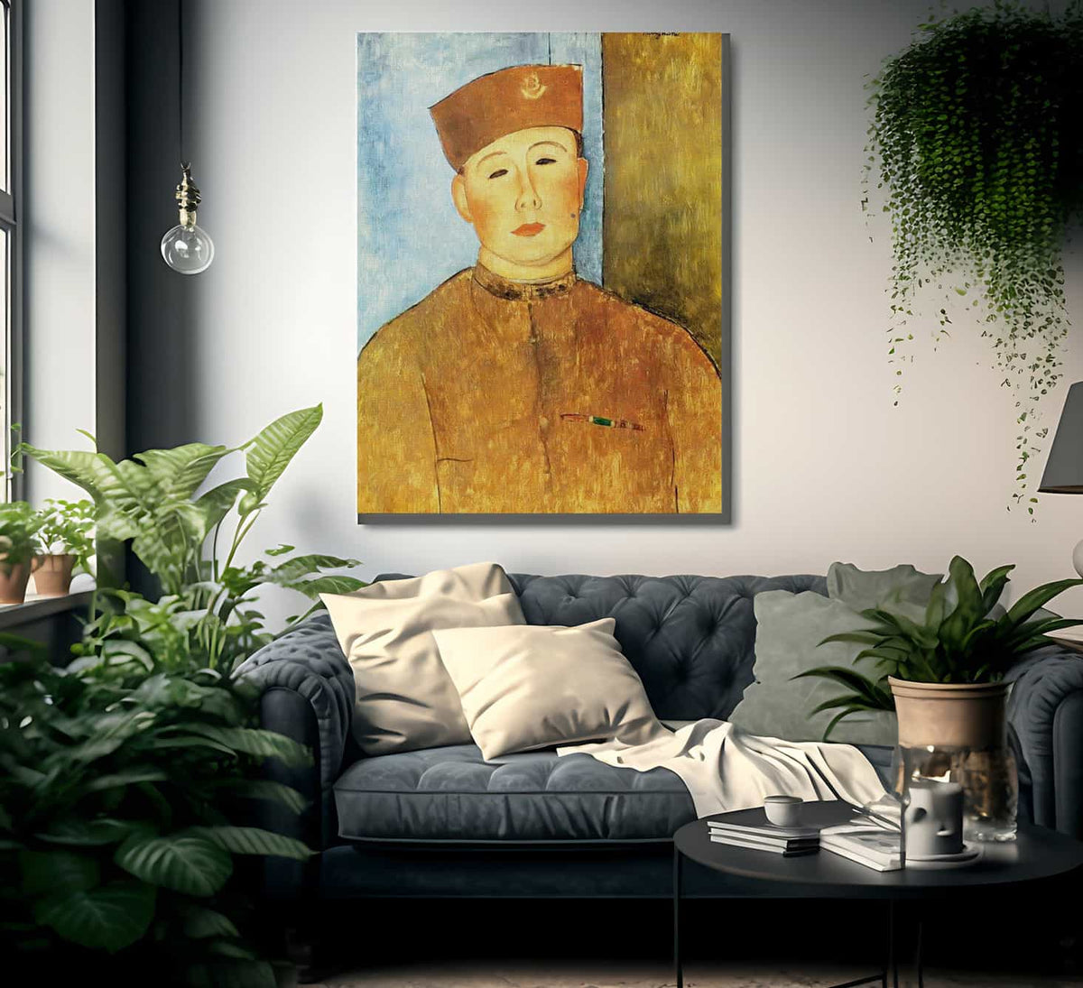The Zouave 1918 By Amedeo Modigliani Fine Art Print
