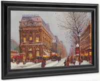 Theâtre De La Renaissance By Eugene Galien Laloue Fine Art Print