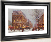 Theâtre De La Renaissance By Eugene Galien Laloue Fine Art Print