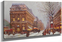 Theâtre De La Renaissance By Eugene Galien Laloue Fine Art Print