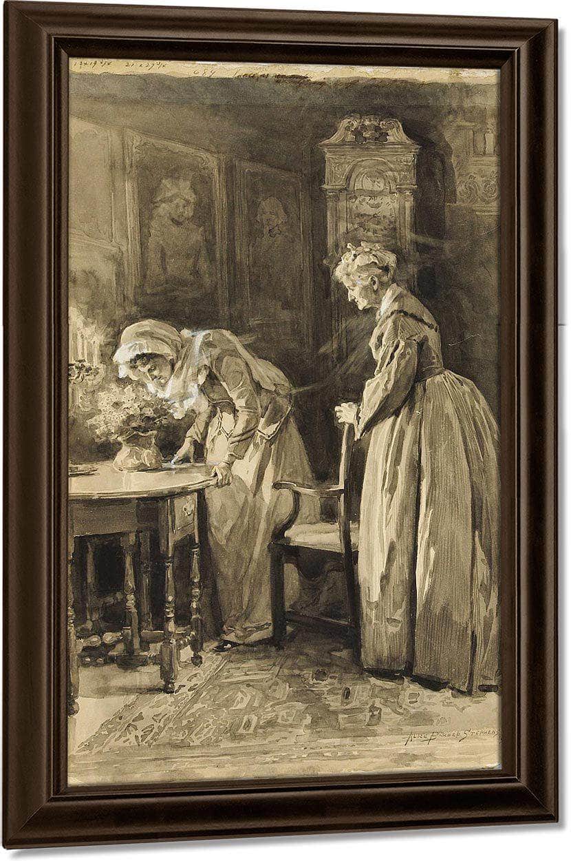 Their Perfume Flooded The House 1892 By Alice Barber Stephens Fine Art Print