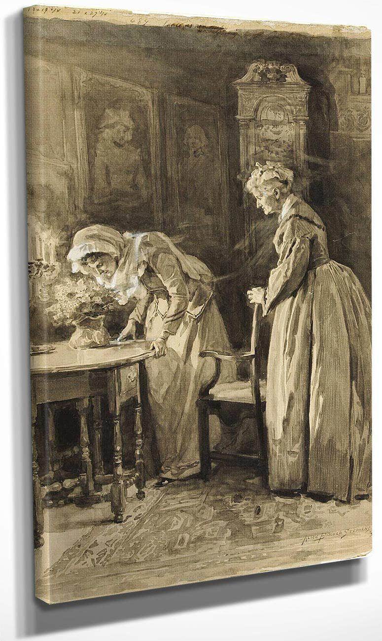 Their Perfume Flooded The House 1892 By Alice Barber Stephens Fine Art Print