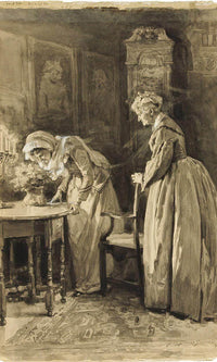 Their Perfume Flooded The House 1892 By Alice Barber Stephens Fine Art Print