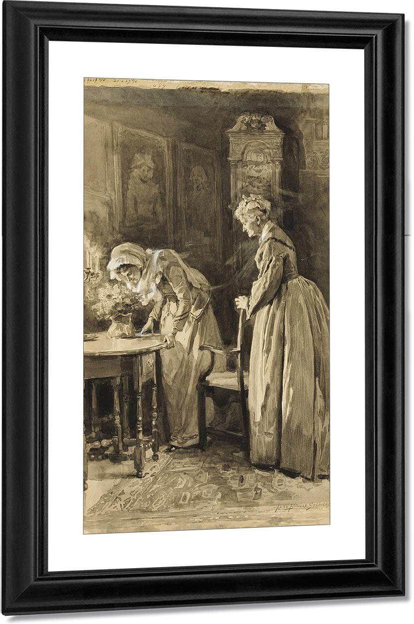 Their Perfume Flooded The House 1892 By Alice Barber Stephens Fine Art Print