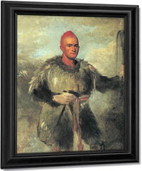 Theodore Burr Catlin, In Indian Costume By George Catlin Fine Art Print