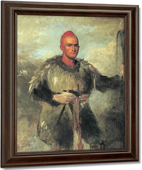 Theodore Burr Catlin, In Indian Costume By George Catlin Fine Art Print