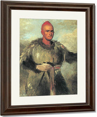 Theodore Burr Catlin, In Indian Costume By George Catlin Fine Art Print