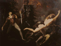 Theodore Meets In The Wood The Spectre Of His Ancestor Guido Cavalcanti By Henry Fuseli Fine Art Print