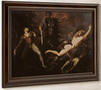 Theodore Meets In The Wood The Spectre Of His Ancestor Guido Cavalcanti By Henry Fuseli Fine Art Print