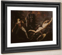 Theodore Meets In The Wood The Spectre Of His Ancestor Guido Cavalcanti By Henry Fuseli Fine Art Print