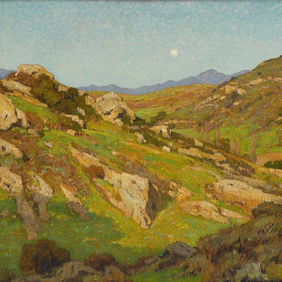 There Is No Solitude In Nature By William Wendt Fine Art Print
