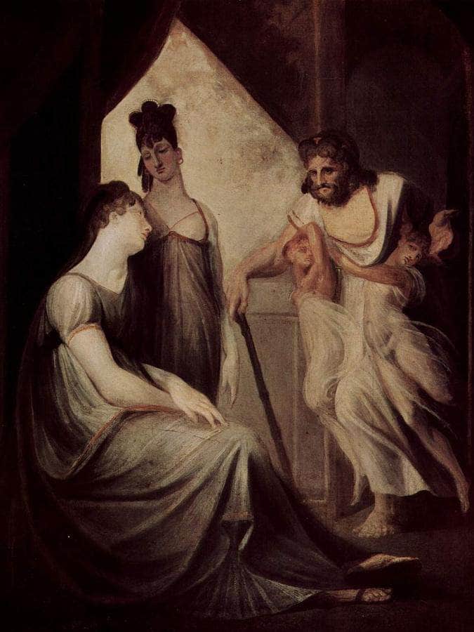 Thetis Asks Hephaestus To Forge An Armor For Her Son Achilles By Henry Fuseli Fine Art Print