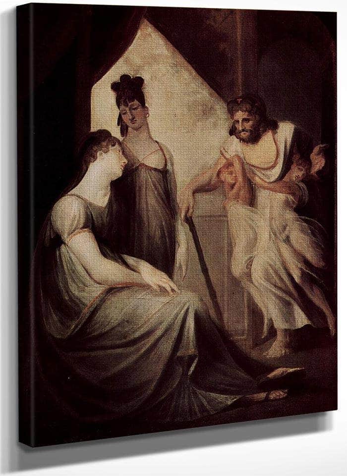 Thetis Asks Hephaestus To Forge An Armor For Her Son Achilles By Henry Fuseli Fine Art Print