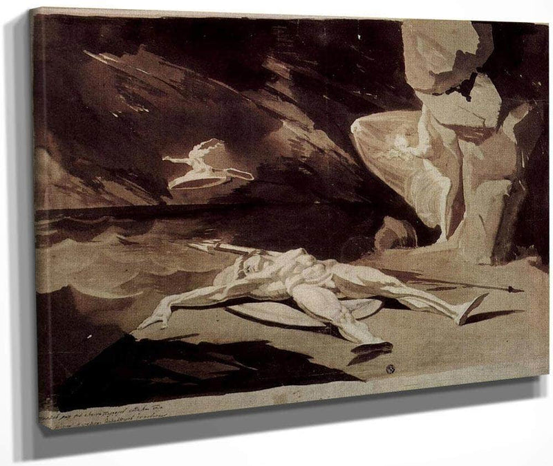 Thetis Mourning The Death Of Achilles By Henry Fuseli Fine Art Print