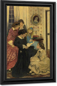They All Drew To The Fire By Jessie Willcox Smith Fine Art Print