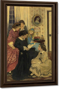 They All Drew To The Fire By Jessie Willcox Smith Fine Art Print