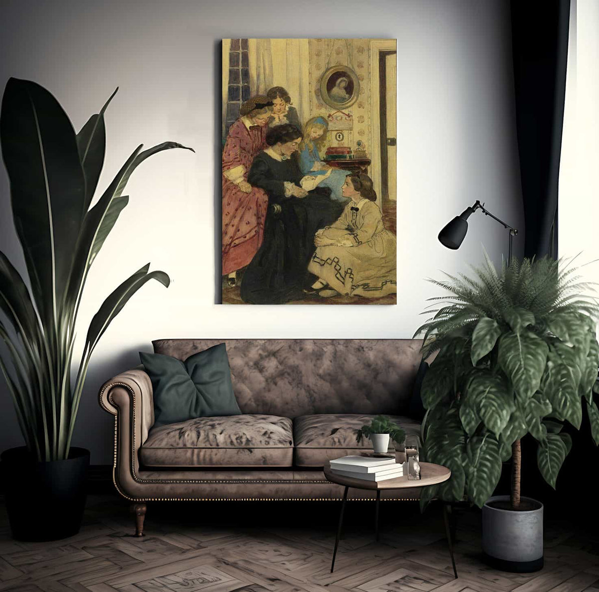 They All Drew To The Fire By Jessie Willcox Smith Fine Art Print