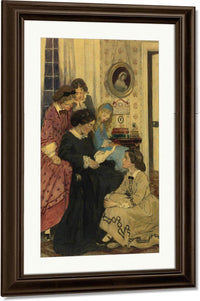 They All Drew To The Fire By Jessie Willcox Smith Fine Art Print