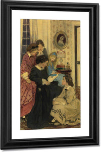They All Drew To The Fire By Jessie Willcox Smith Fine Art Print