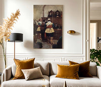 They Questioned Him With Malevolent Persistance By Howard Pyle Fine Art Print