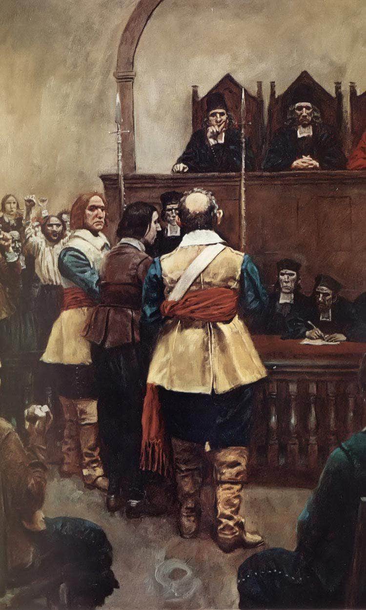 They Questioned Him With Malevolent Persistance By Howard Pyle Fine Art Print