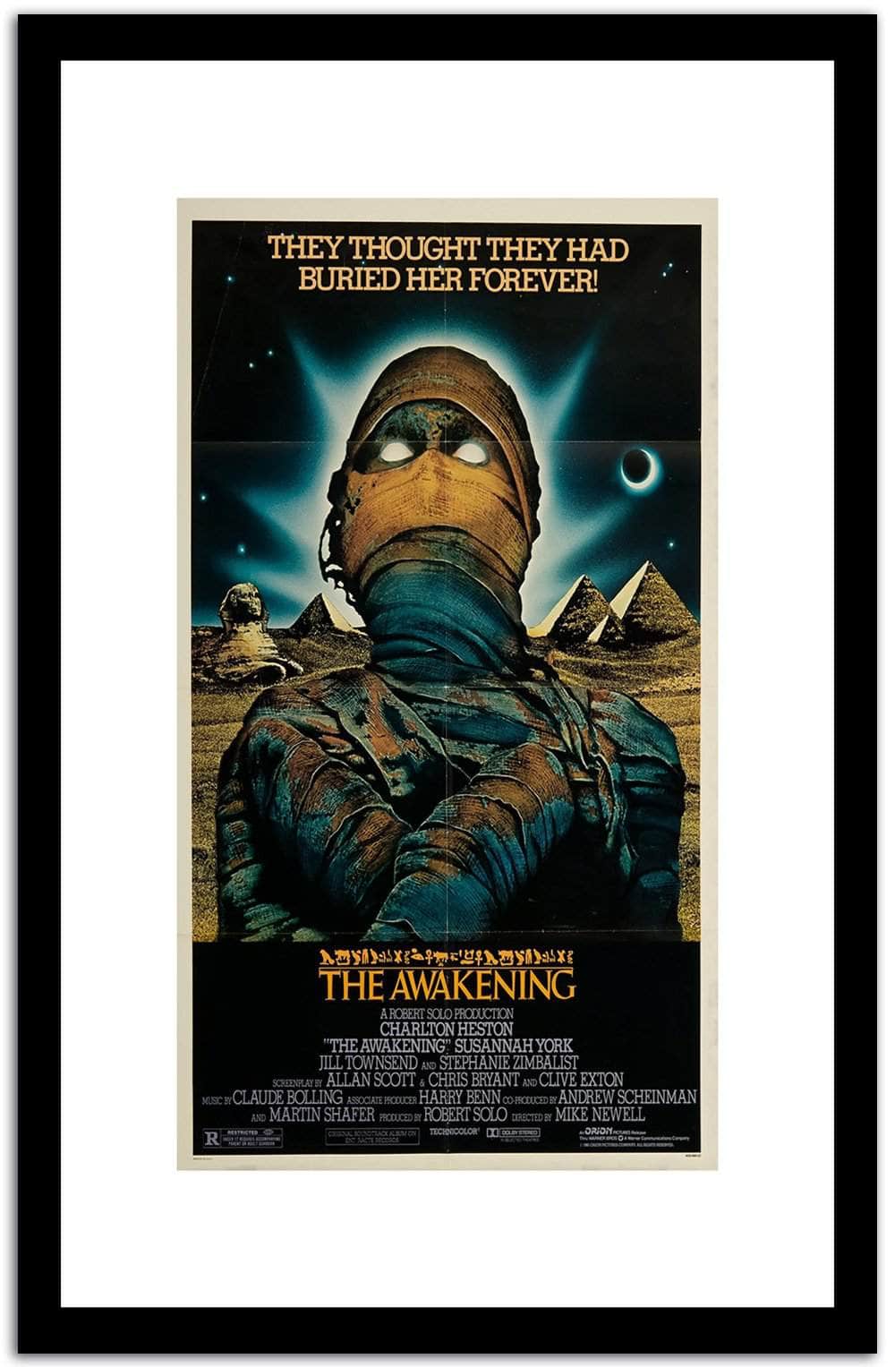 They Thought They Had Buried Her Forever  Vintage Poster Fine Art Print