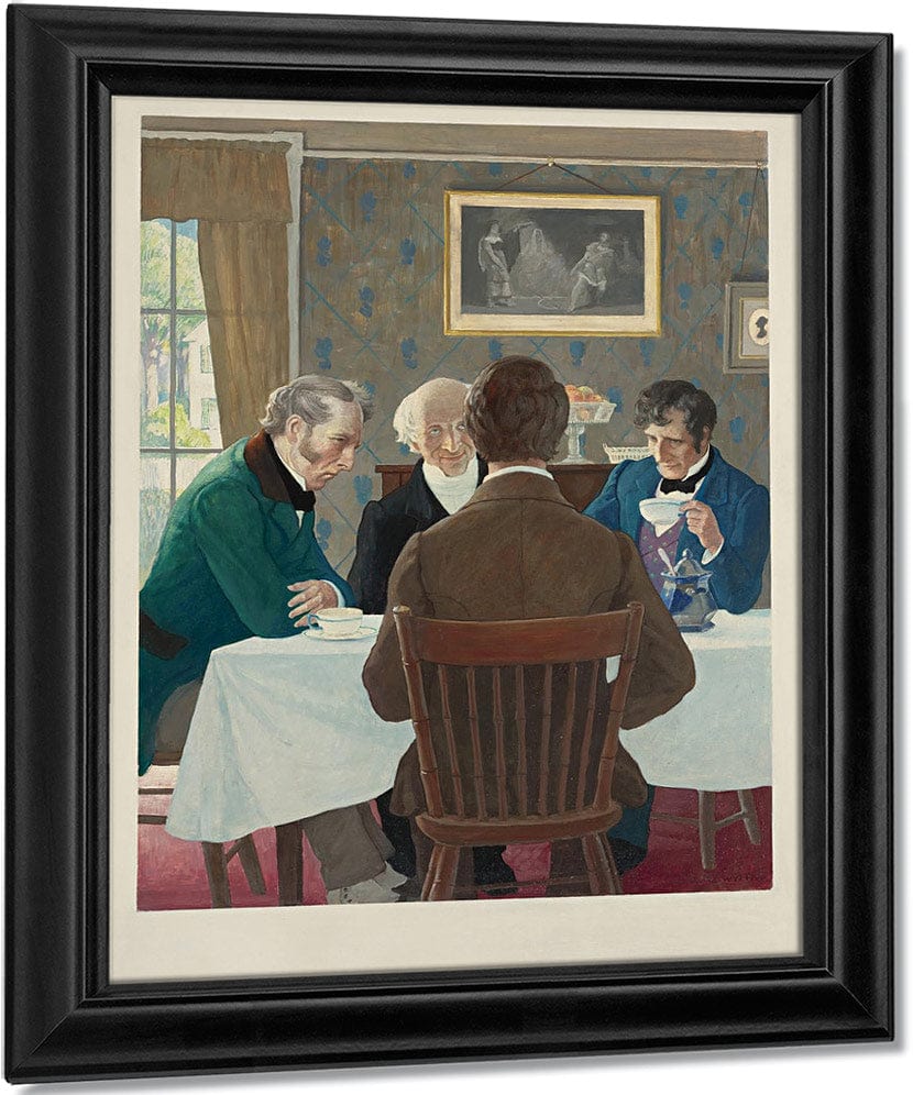Thoreau And The Three Reformers By NC Wyeth Fine Art Print