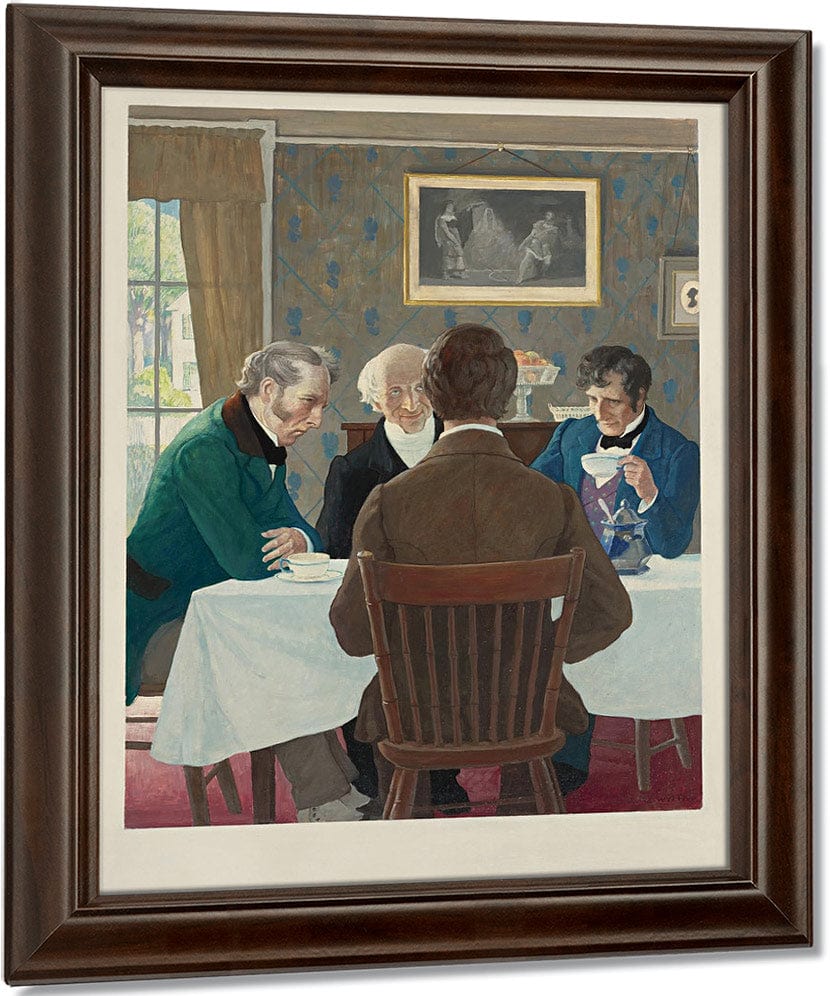 Thoreau And The Three Reformers By NC Wyeth Fine Art Print
