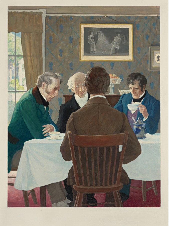 Thoreau And The Three Reformers By NC Wyeth Fine Art Print