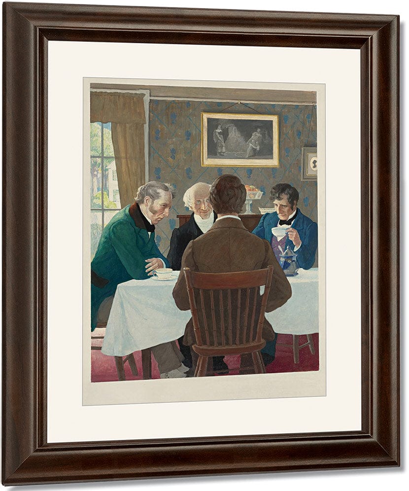 Thoreau And The Three Reformers By NC Wyeth Fine Art Print