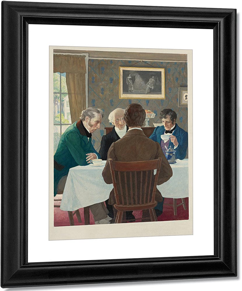 Thoreau And The Three Reformers By NC Wyeth Fine Art Print