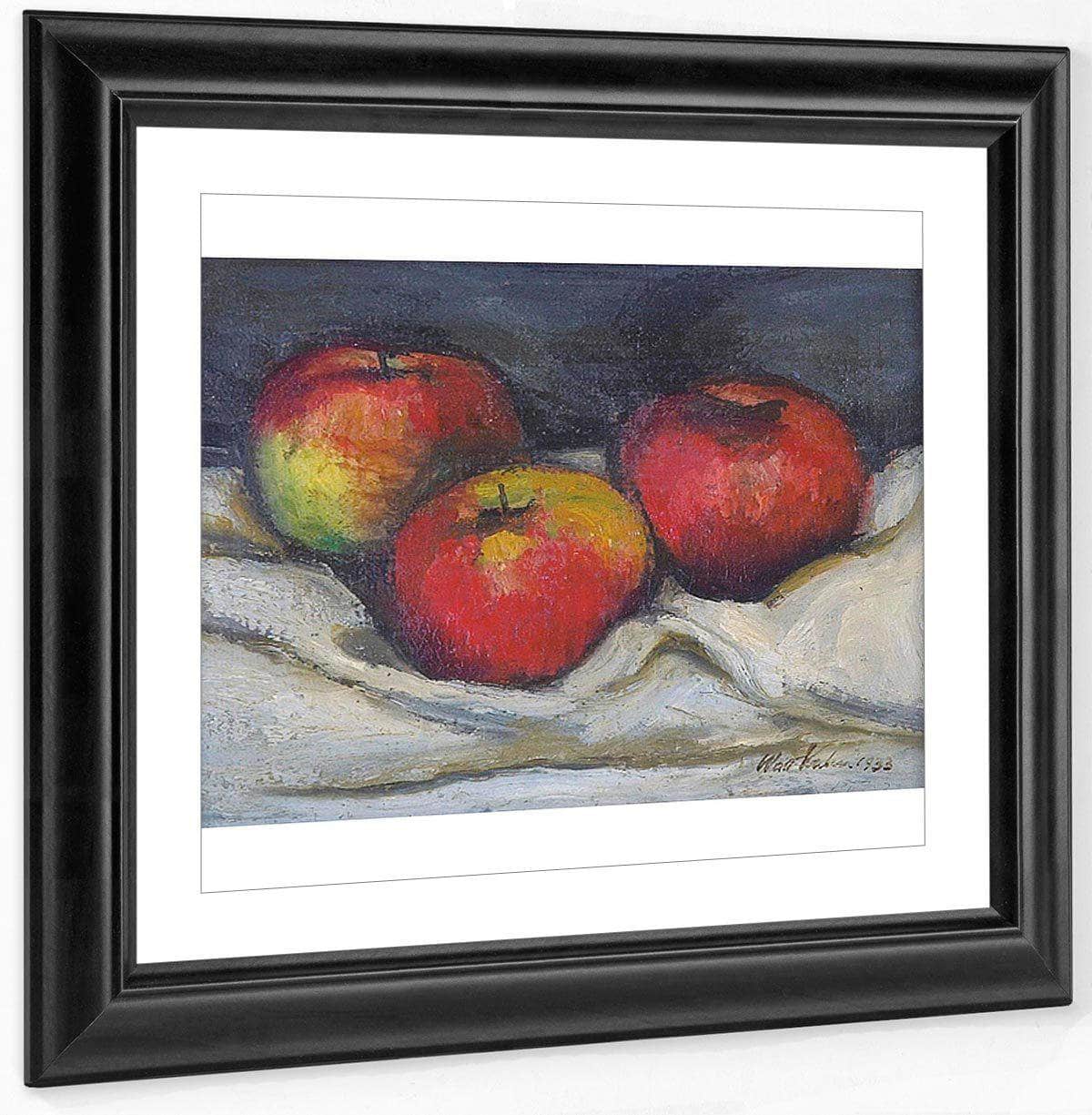 Three Apples By Walt Kuhn Fine Art Print