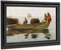 Three Boys In A Dory By Winslow Homer Fine Art Print