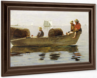 Three Boys In A Dory By Winslow Homer Fine Art Print