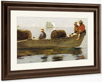 Three Boys In A Dory By Winslow Homer Fine Art Print