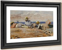 Three Boys On The Shore By Winslow Homer Fine Art Print