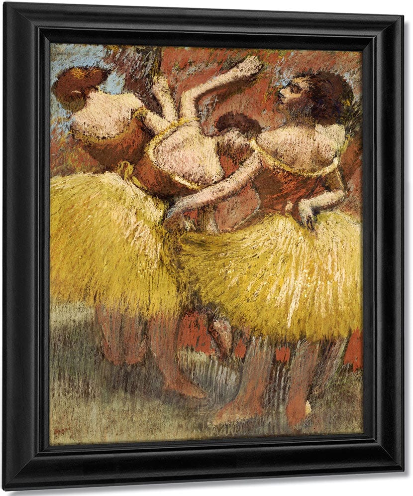 Three Dancers 4 By Edgar Degas Fine Art Print