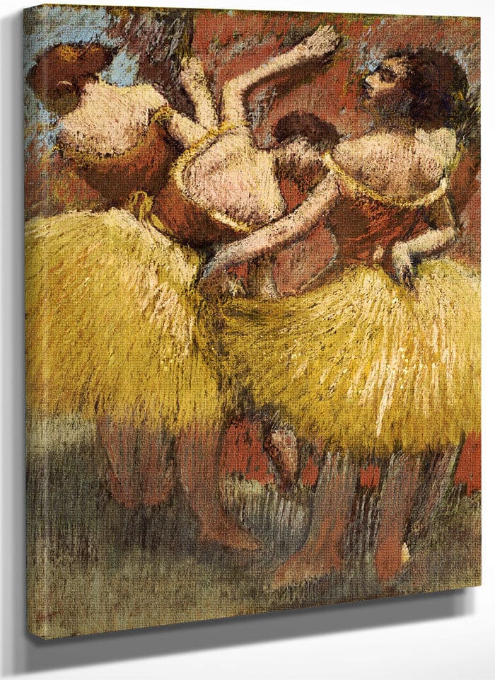 Three Dancers 4 By Edgar Degas Fine Art Print