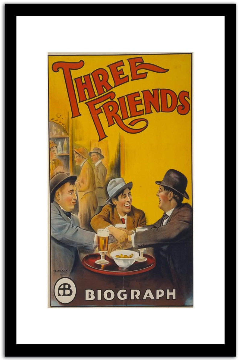 Three Frends  Wpa Vintage Advertising Fine Art Print